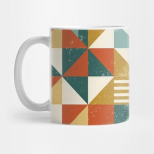 retro geometric design Mug